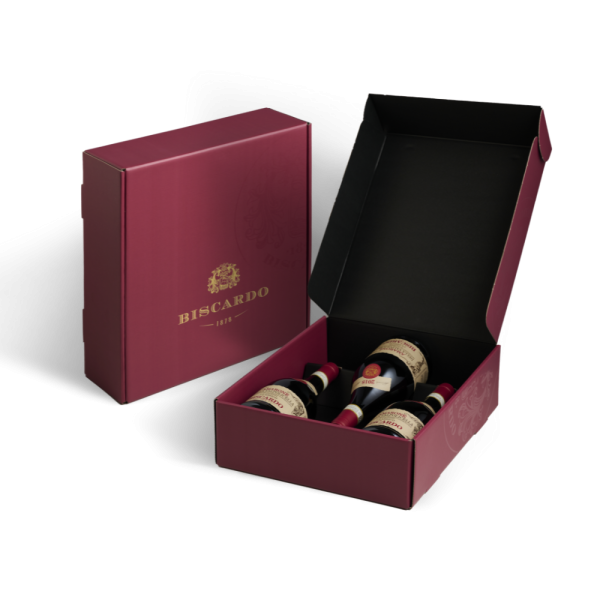 Eksklusiv Biscardo vinkasse med 3 stk. Amarone Valpolicella DOCG 2021